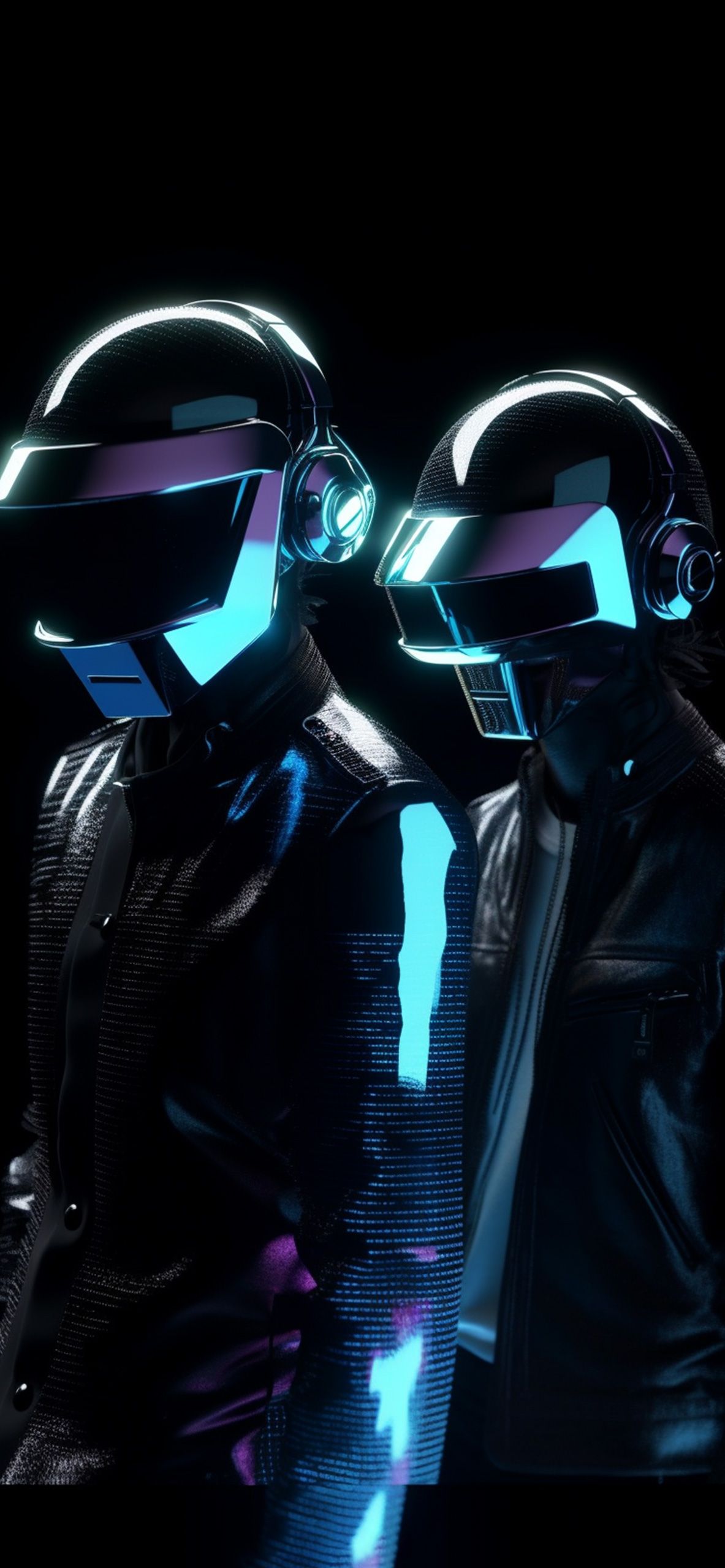 Daft Punk Black Wallpaper