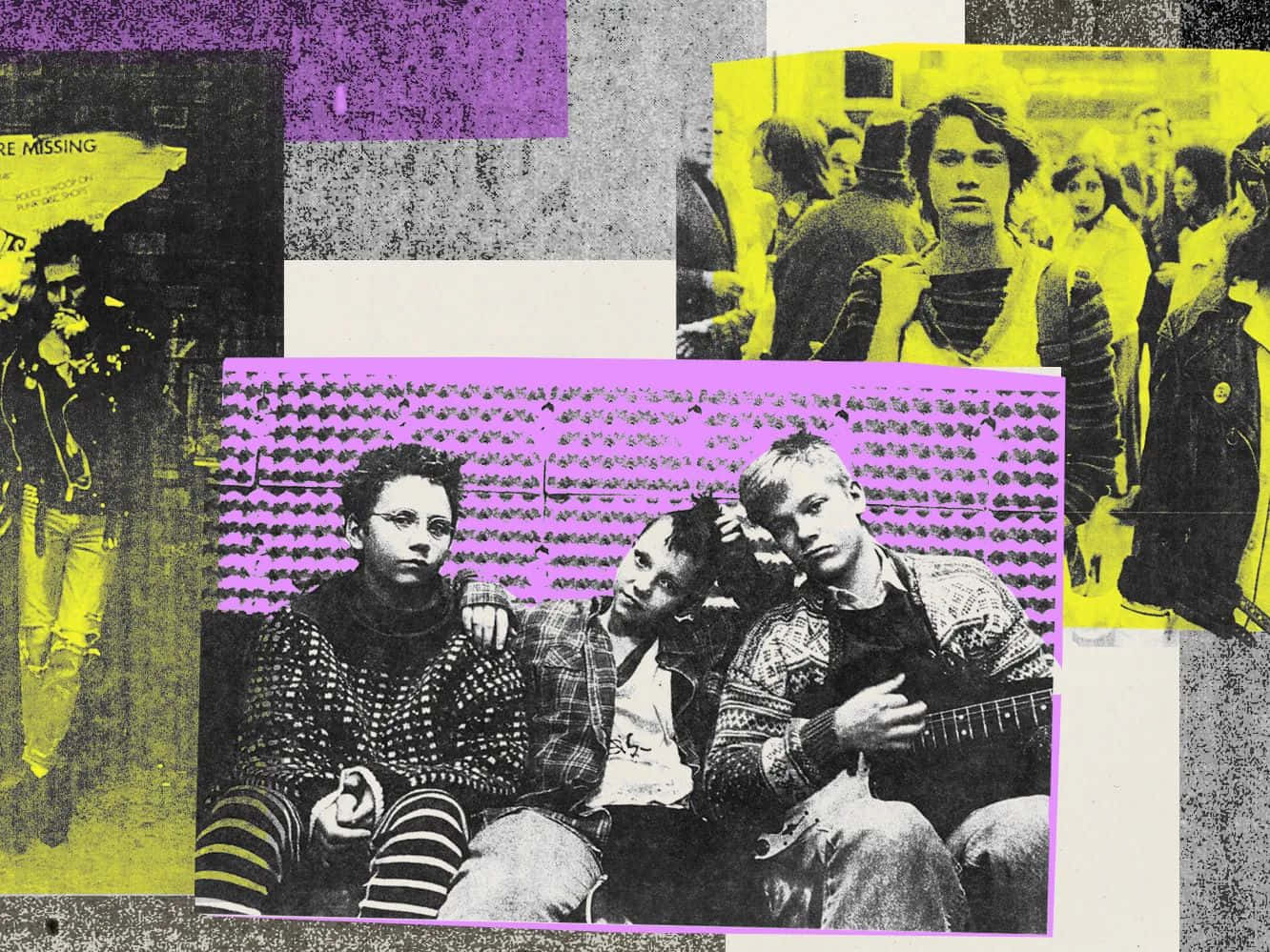 Download Vintage Punk Collage Aesthetic