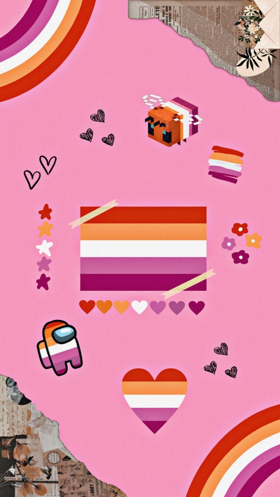 Lesbian pride wallpaper!