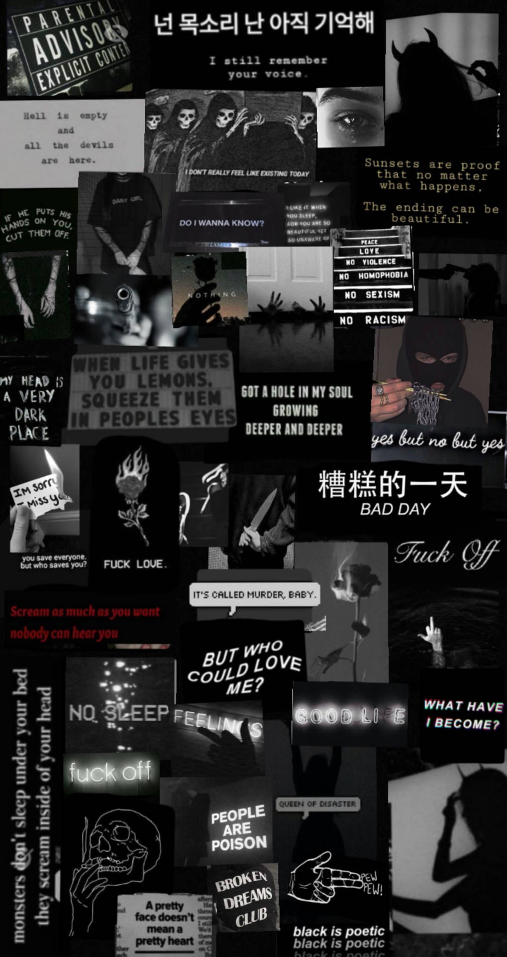 Sad Quotes Black Alt Aesthetic