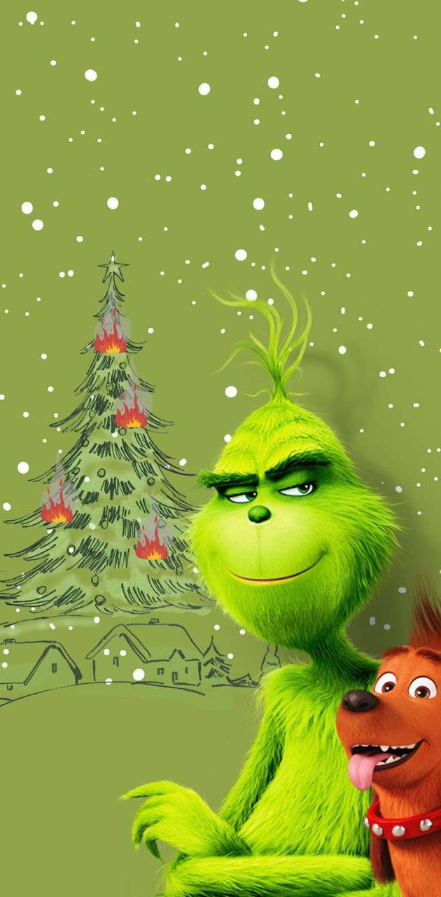 The Grinch Cute Wallpaper by geebee1