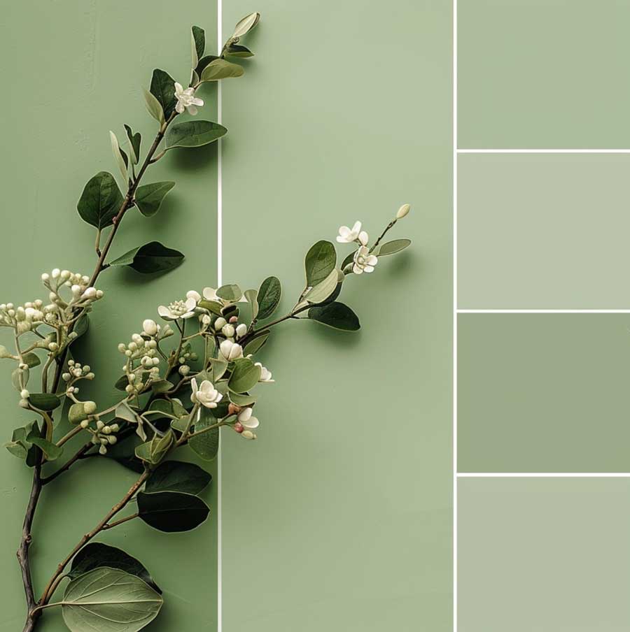 Simple Sage Green Aesthetic Wallpaper for iPhone (Free & HD)