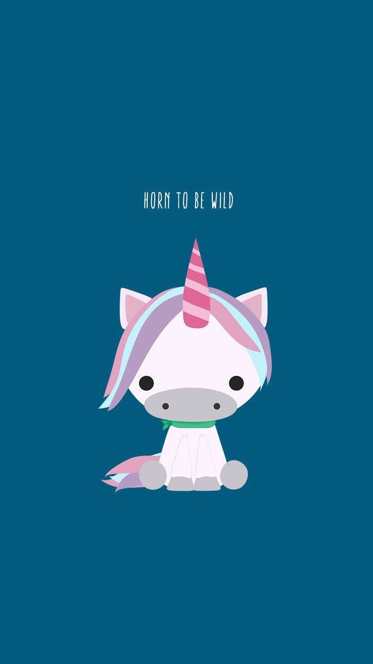 Download Born To Be Wild Cute Unicorn Wallpaper