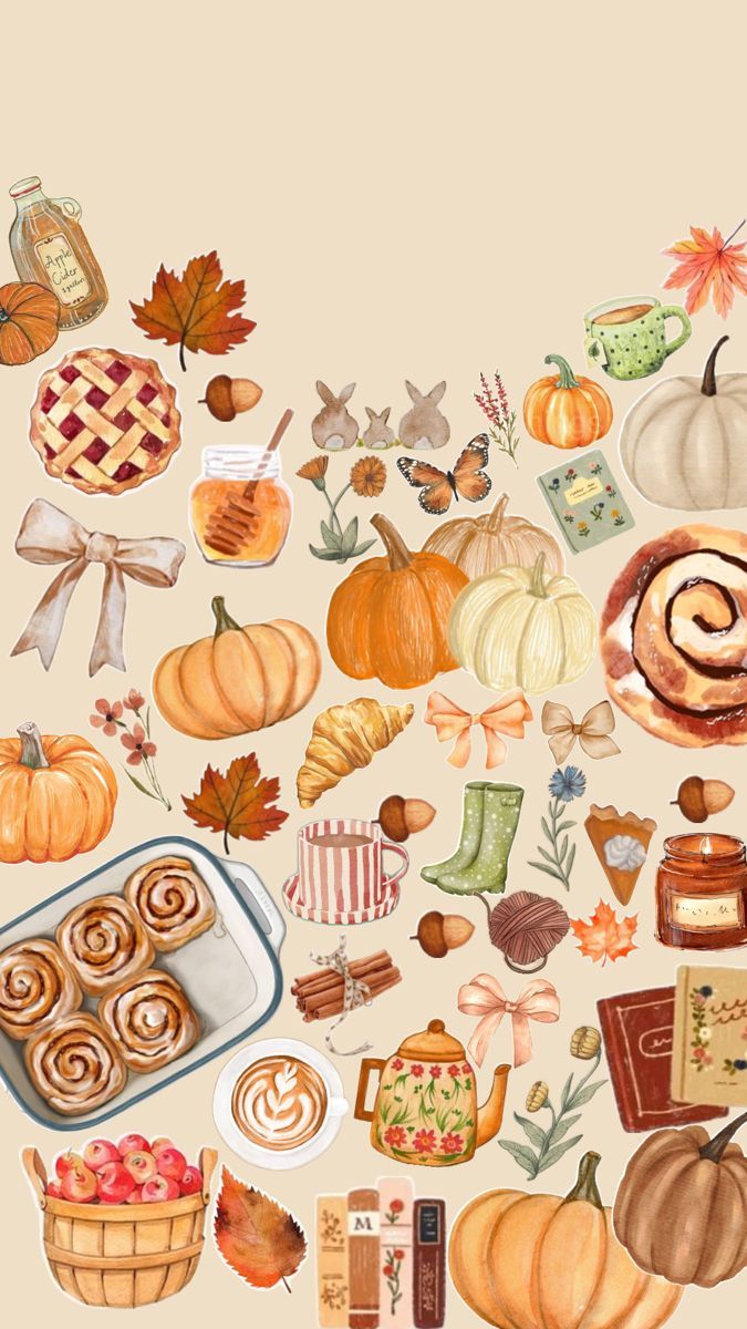 Thanksgiving phone wallpaper aesthetic. Cute thanksgiving wallpaper aesthetic, Thanksgiving lockscreen aesthetic, Cute fall wallpaper