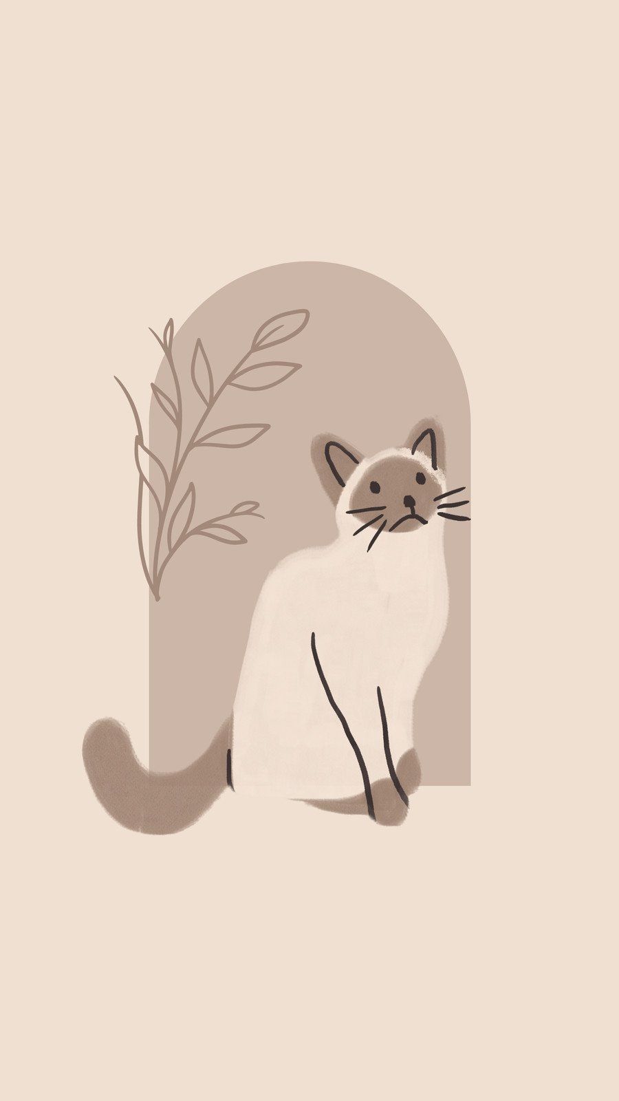 Cat Aesthetic Phone Wallpaper