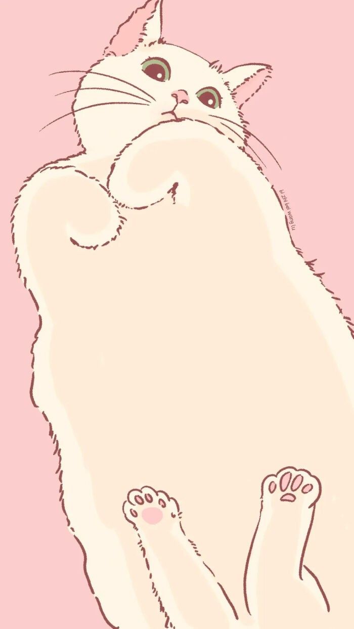 Fondos de pantalla cute. Papel de parede kawaii, Fondos de pantalla de gatos, Gatitos