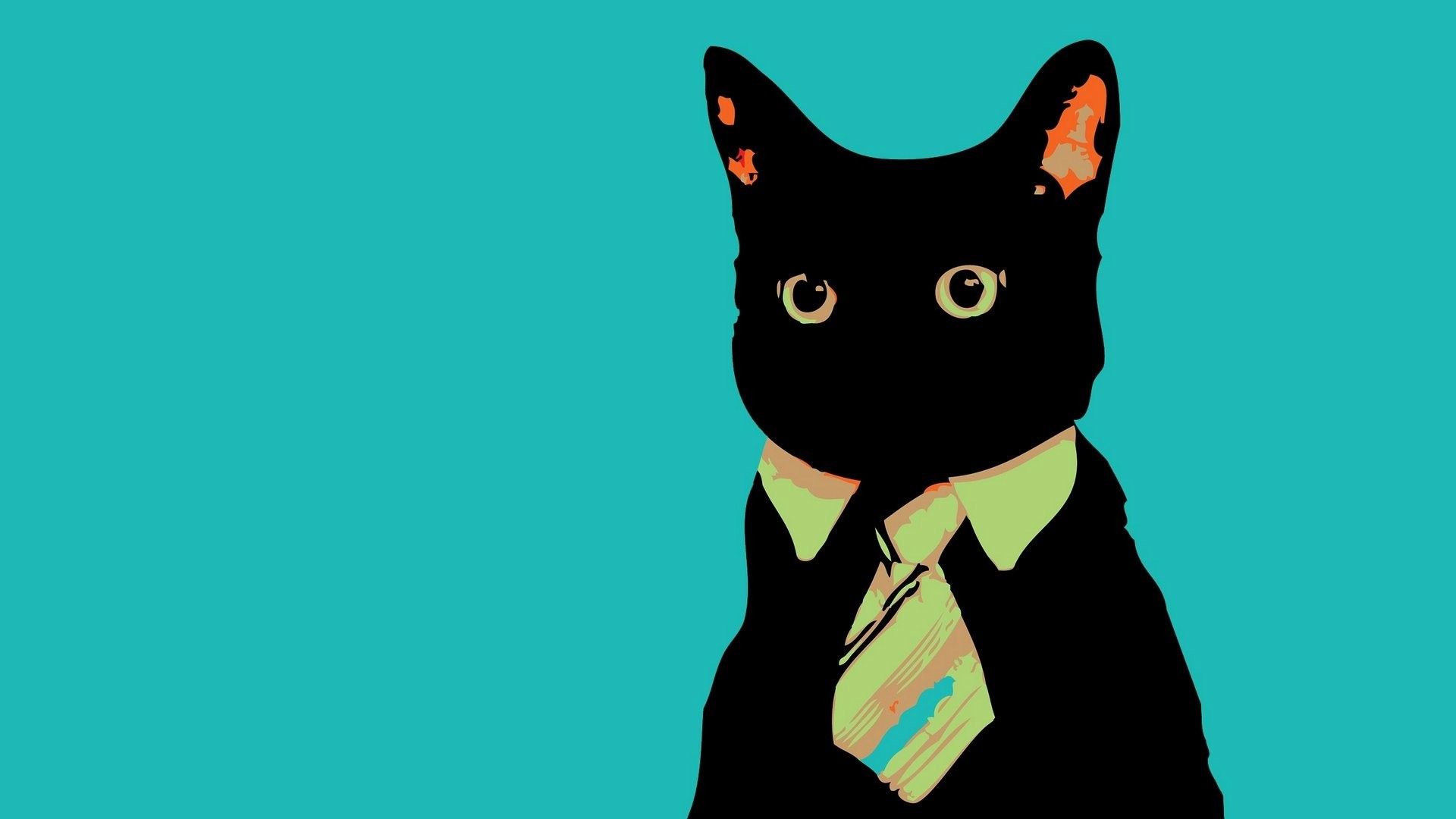 Desktop Aesthetic Cat Wallpaper