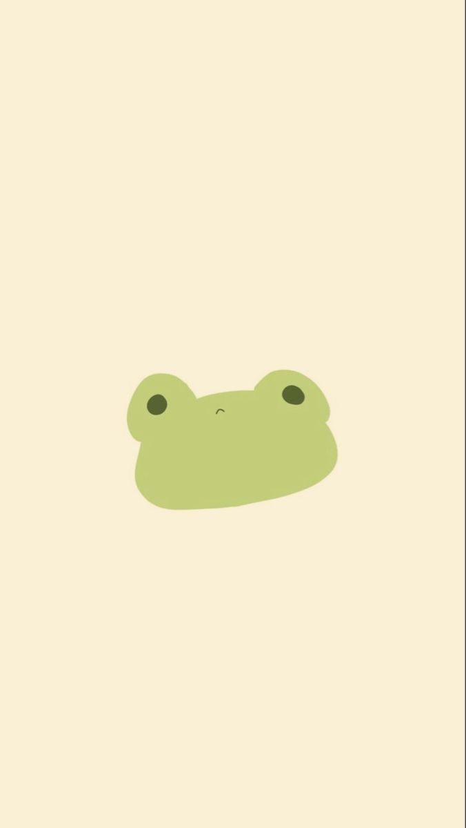 Cute Frog Wallpaper. Frog wallpaper for ipad, Cute wallpaper green aesthetic frog, Wallpaper iphone cute