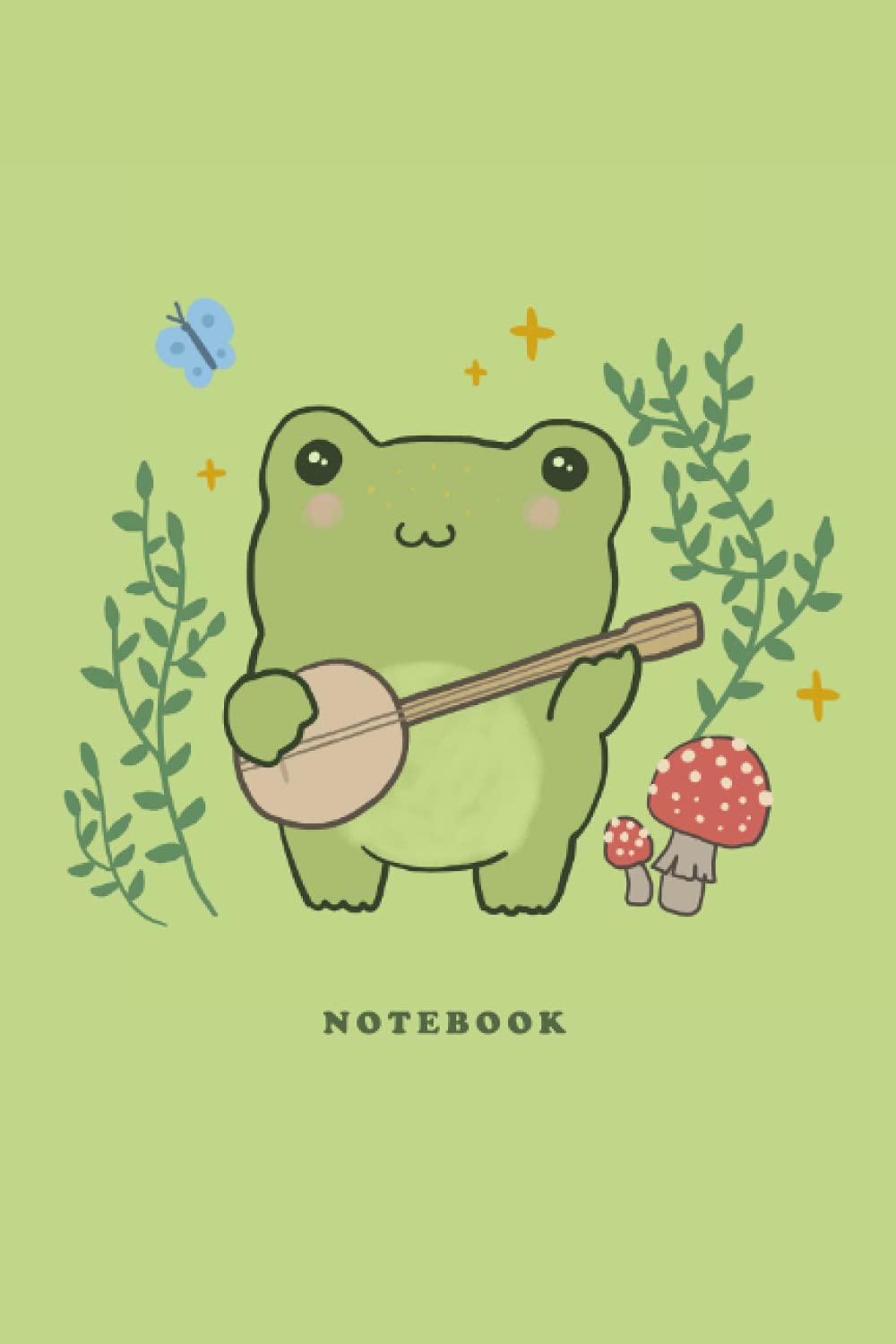 Pastel Green Frog Wallpaper