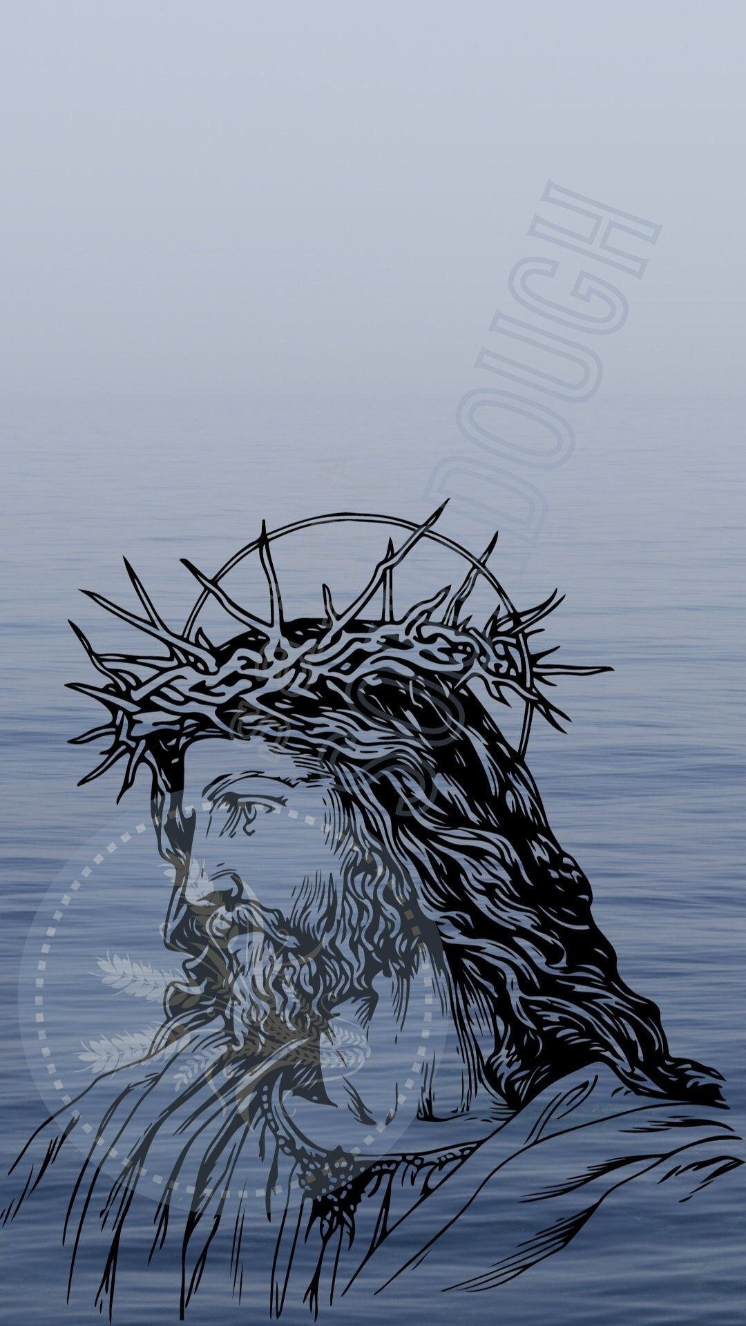 Jesus Phone Wallpaper Christian Minimalist Digital Download iPhone