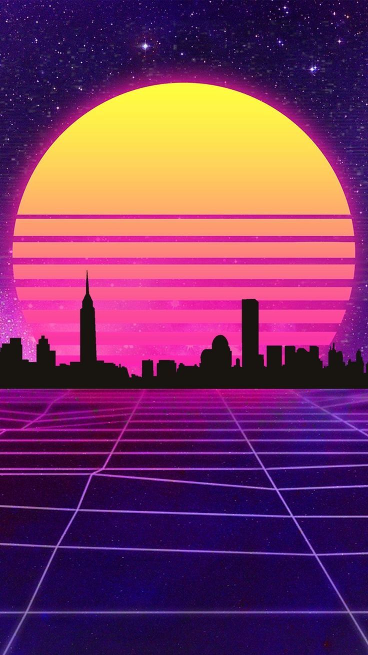 Aesthetic Wallpaper 6. Synthwave art, Gif disney, Vaporwave wallpaper