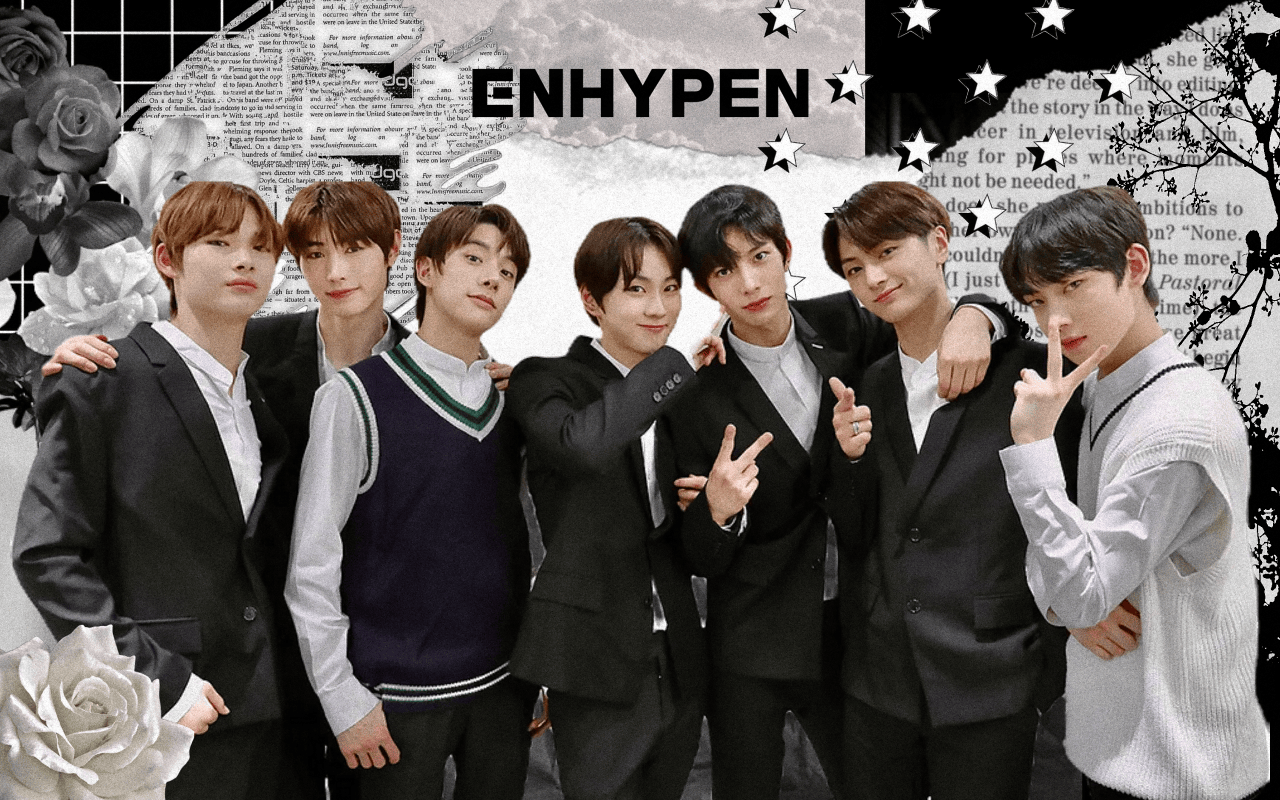 Enhypen Aesthetic Laptop Wallpaper