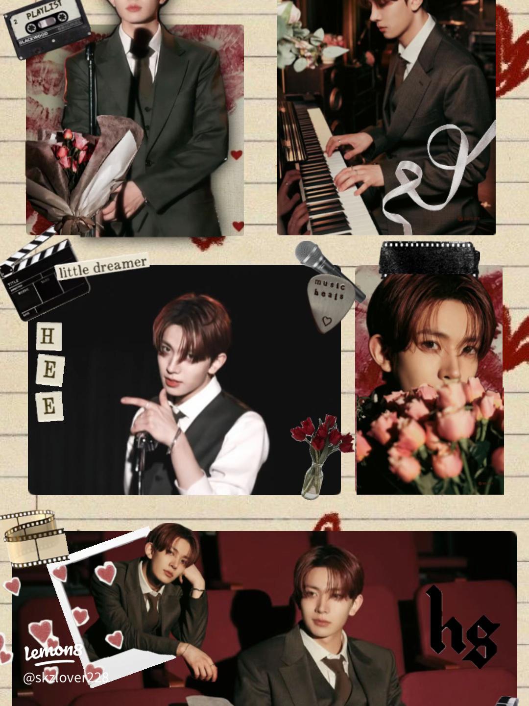 Heeseung Wallpaper: Aesthetic Collages, Dark & Red Hair Ideas