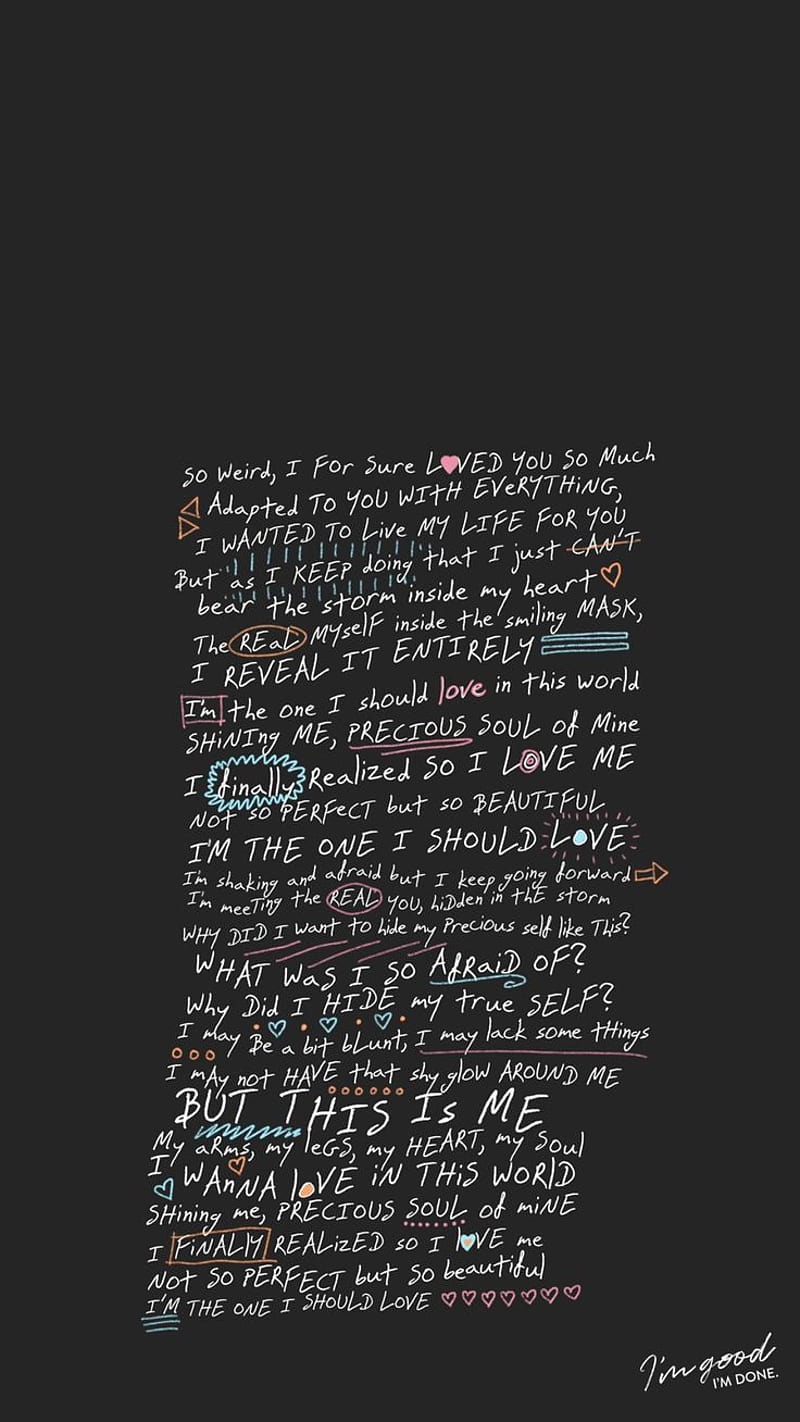 Love myself, casual, depressed, girl, sad, ugly, HD phone wallpaper
