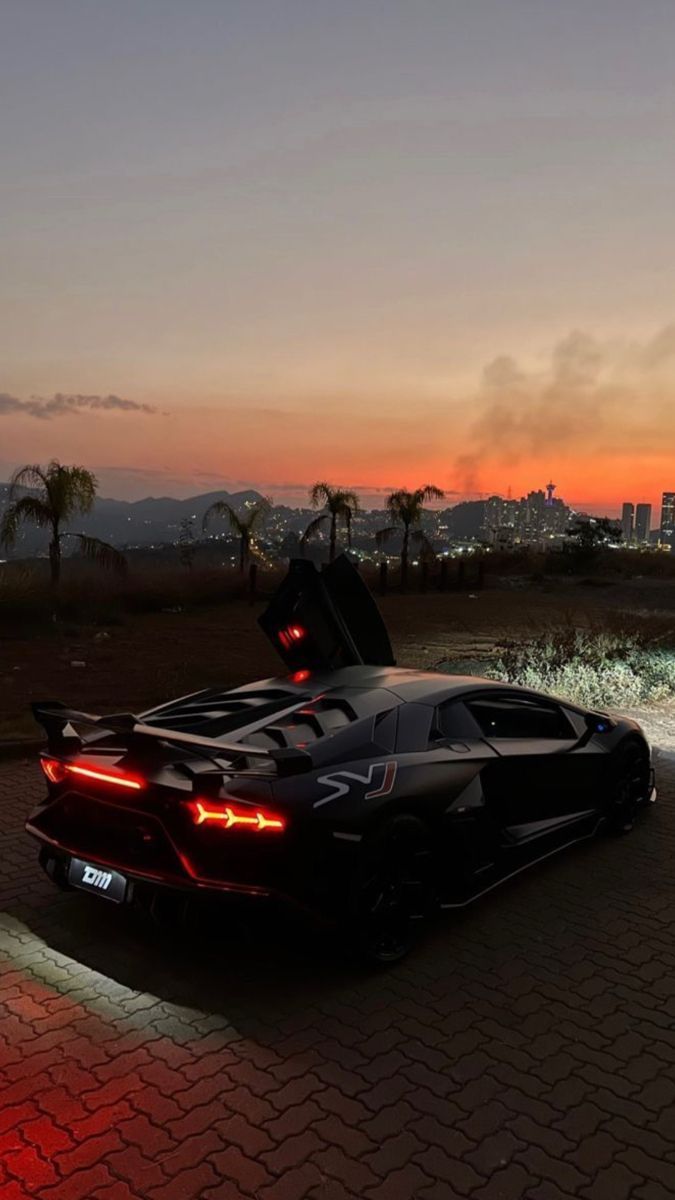 Lamborghini Aventador SVJ Sports Car on Cobblestone Road. Lamborgiini wallpaper aesthetic, Lambornagin wallpaper, Aesthetic cars lamborgini