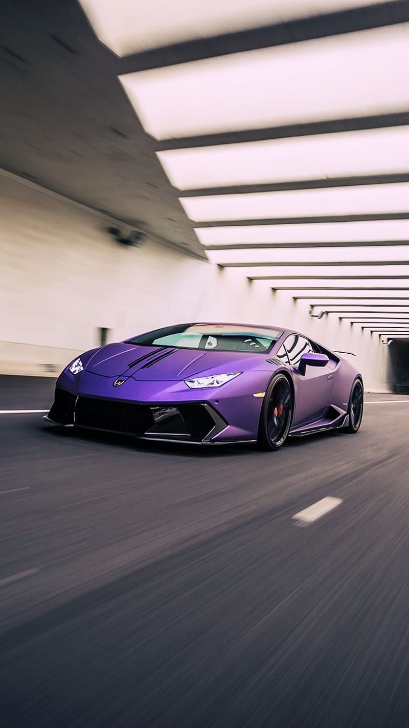 LamborghinI Purple, carros, sport, HD phone wallpaper