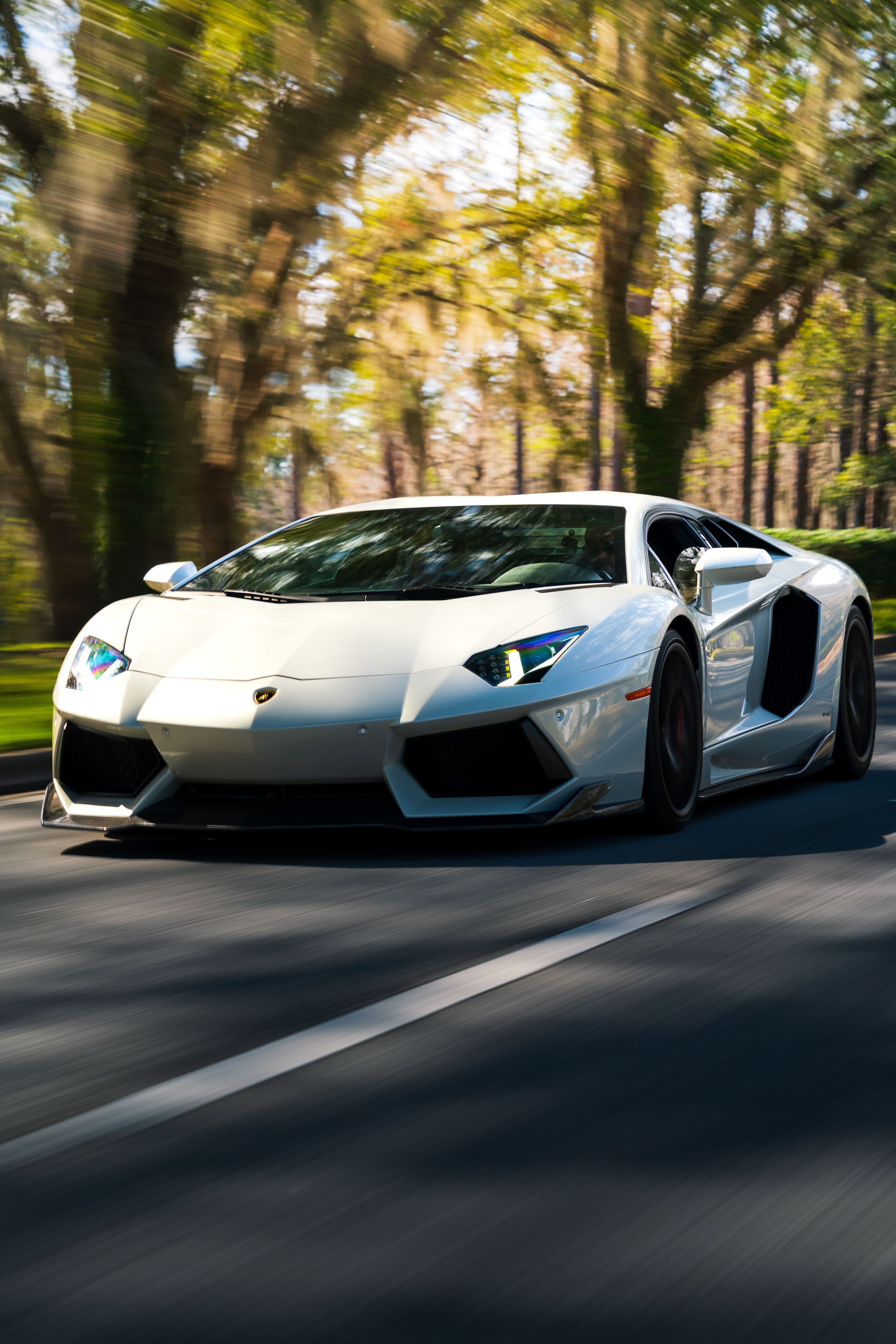 A Lamborghini on the Road · Free