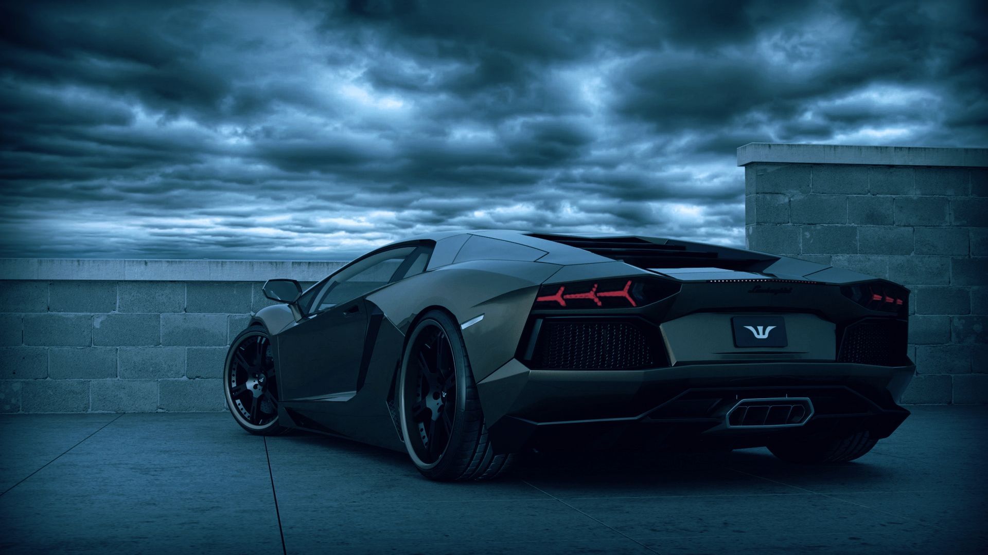 Lamborghini Dark wallpaper HD