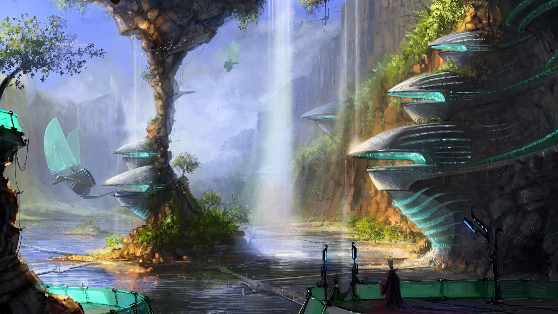 Solarpunk's utopian architectures