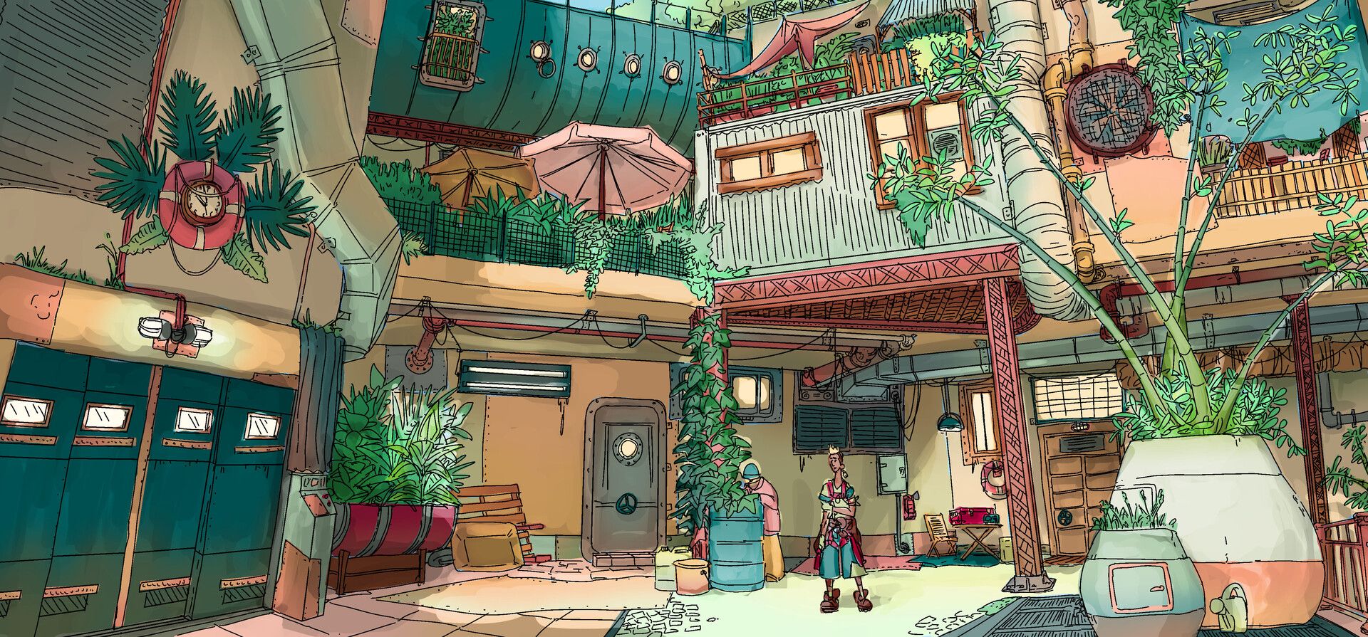 Shel Kahn Design for Unannounced Solarpunk Game