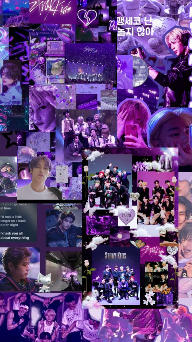 Purple aesthetic stray kids wallpaper. Purple skz wallpaper, Purple background stray kids, Purple stray kids