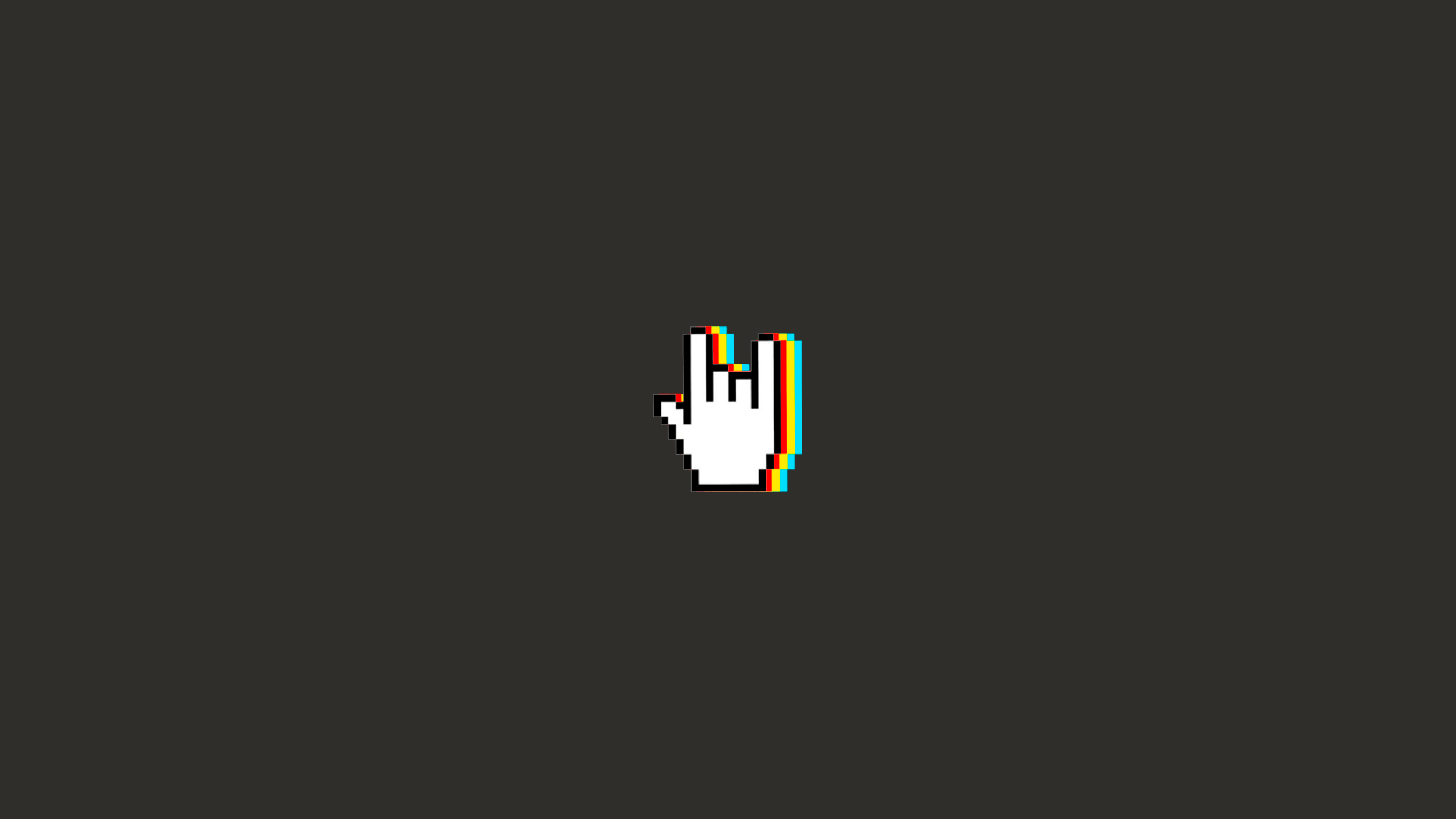 The image of a hand with one finger up - Minimalist, rock