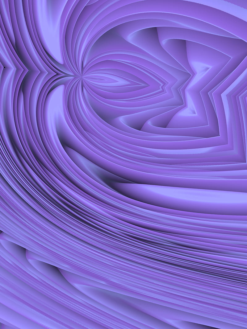 Purple Ripples, abstract, abstraction, aesthetic, art, color, wave, HD phone wallpaper