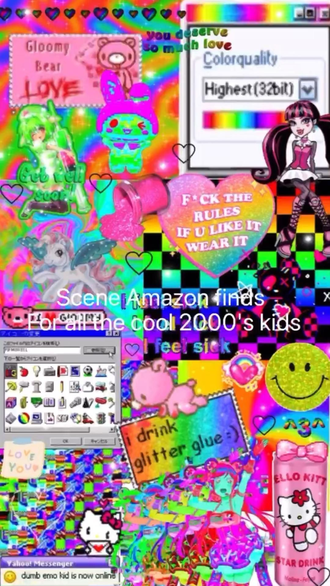 Scene Amazon finds for the cool 2000's kids - Scenecore